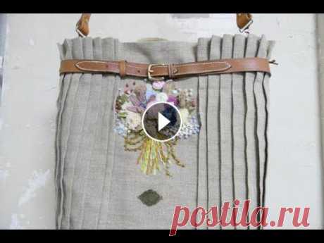 DIY????Сумка торба изо льна????Пошив и показ????Бохо????Объёмная вышивка???? ????Инстаграм девочки nantejoo https://www.instagram.com/nantejoo/ ????До...