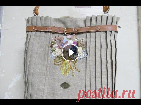 DIY????Сумка торба изо льна????Пошив и показ????Бохо????Объёмная вышивка???? ????Инстаграм девочки nantejoo https://www.instagram.com/nantejoo/ ????До...