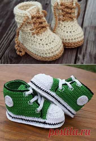 Пинетки-кеды. Схемы, описание :: SYL.ru