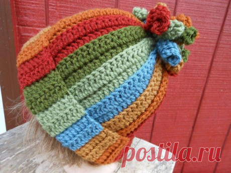 Prácticas Ideas para el Hogar...: Gorro divertido y moderno con espirales en Crochet