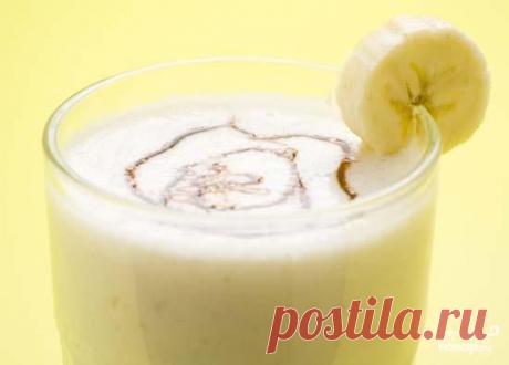 Легкий банановый коктейль - пошаговый кулинарный рецепт на Повар.ру