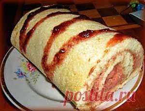 Миндальный рулет