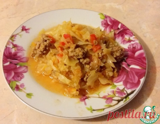 Мамина тушеная капуста