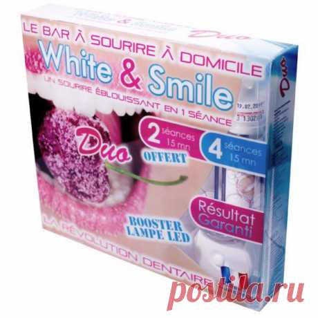 Купить Набор для отбеливания зубов для двоих со светодиодной лампой White and Smile DUO в Казани