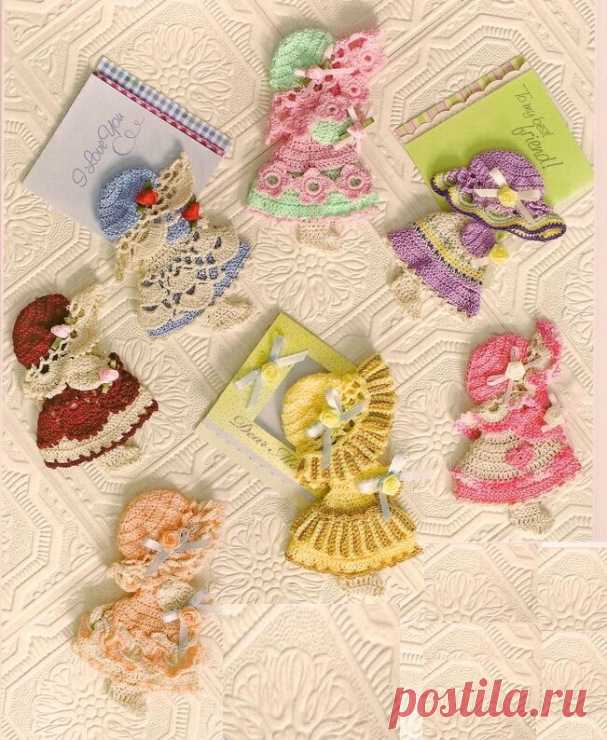 Gallery.ru / Sunbonnets Dolls - Куклы в капоре Саше & Магниты - GalaSk