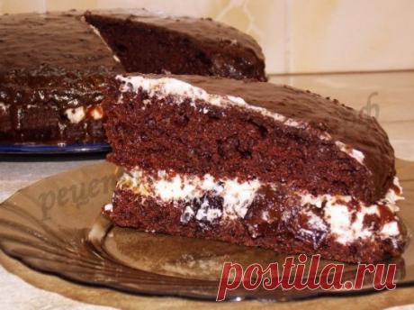 Шоколадный торт с черносливом » В сети – себя просвети! - Развлекательный портал!