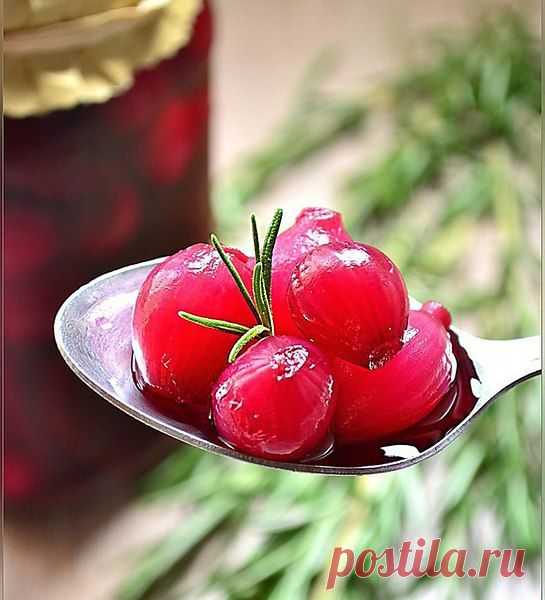 ЖЕМЧУЖНЫЙ ЛУК В ВИШНЕВОЙ ЗАЛИВКЕ