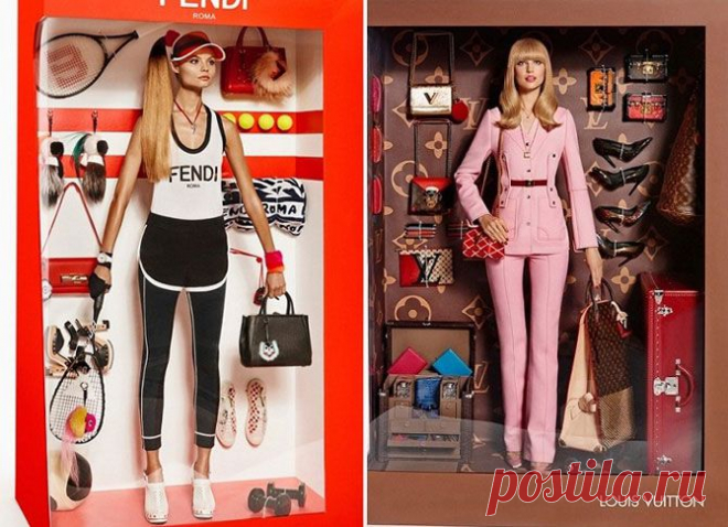 Модные куклы Барби: фотосессия с участием супермоделей