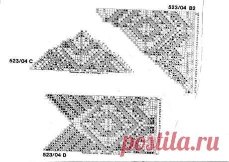 Кружева спицами. Журнал Burda. / Вязание спицами / Вязание для женщин спицами. Схемы