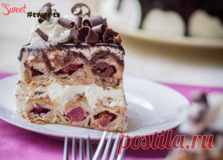 Торт &quot;Вишневые соты&quot; | Sweet Twittes
