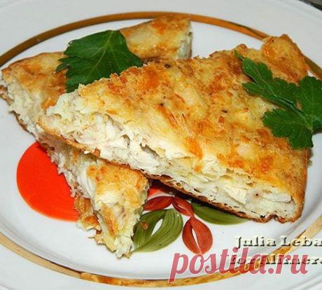 Лёгкая запеканка из куриной грудки