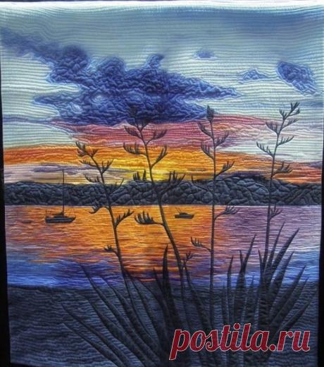 Невероятные работы в технике лоскутное шитье