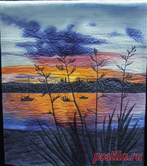 Невероятные работы в технике лоскутное шитье