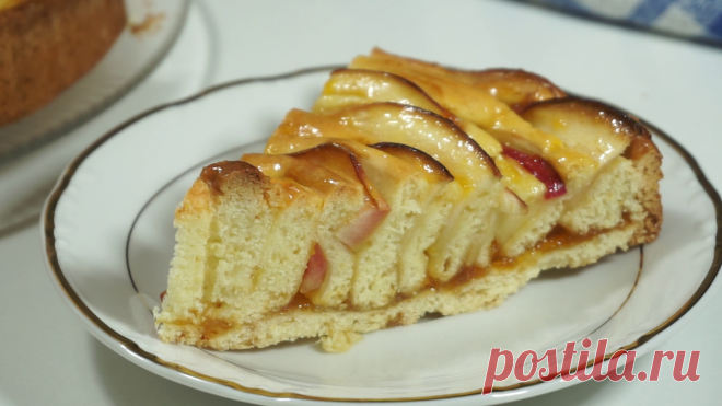Если в доме есть 2 яблока приготовьте этот вкусный пирог. Показываю рецепт | Рецепты к чаю | Яндекс Дзен