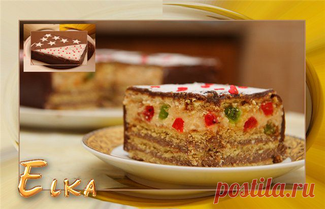 ТОРТ "ЗВЕЗДНАЯ ПОЛЯНА" (без выпечки). Автор: Elka