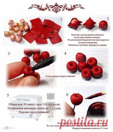 Несколько уроков для изделий из полимерной глины - Лепка