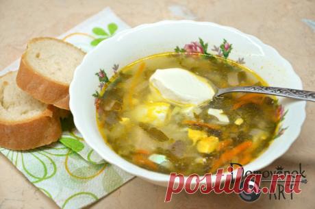 Пошаговый рецепт зелёного борща со щавелем