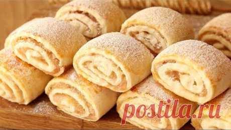 Этот РЕЦЕПТ ПЕЧЕНЬЯ На КЕФИРЕ РАЗДАЛА ВСЕМ СВОИМ ПОДРУГАМ! ТАК ПРОСТО и ВКУСНО с ЯБЛОЧНОЙ НАЧИНКОЙ