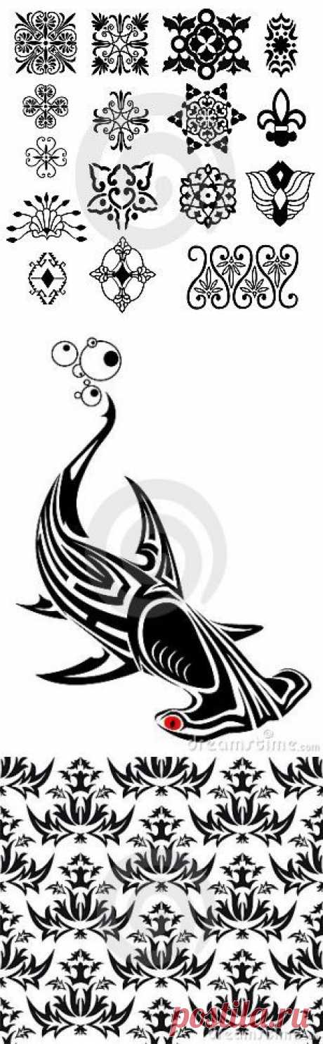 ШАБЛОНЫ, ТРАФАРЕТЫ - 23. Для разных техник ..