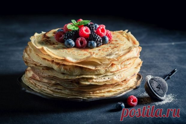 ПП блины на воде — Домашняя кулинария