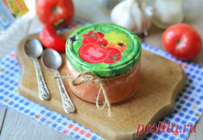 ​Закуска из хрена с болгарским перцем Ингредиенты:Помидоры — 400 гХрен — 50 гЧеснок — 50 гБолгарский перец — 100 гПерец чили — 0,5 шт.Сахар — 1 ст. л.Соль — 0,5 ст. л.Уксус 9% — 0,5 ст. л.Приготовление:1. Все овощи почистите и нарежьте средними кусочками.2. Прокрутите все...