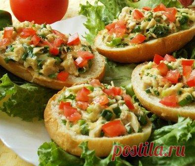 Интересные бутерброды с курицей