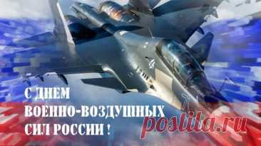 Тех, кто мужественно, смело,
Небо ловко бороздил.
От души я поздравляю,
С Днем Военно-воздушных сил.