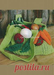 Вязаные сумки и аксессуары спицами