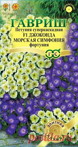 Петуния многоцветковая "Джоконда Морская симфония F1" (Фортуния)