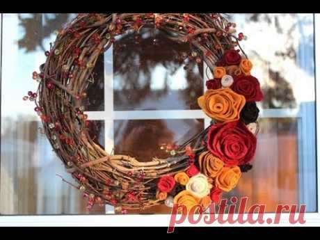DIY: Floral Wreath красивый венок РОЖДЕСТВО