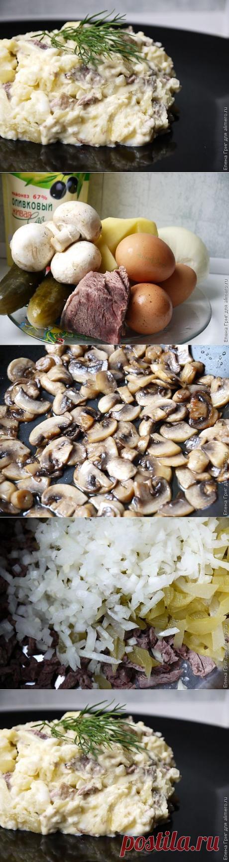 Салат с говядиной / Рецепты с фото