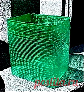 Коробка для белья из пластиковых бутылок :)