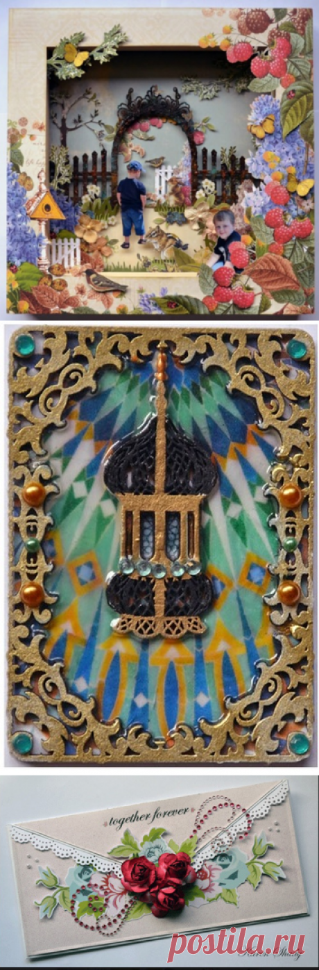 Бумажные творения Karen Shady - Домашний hand-made