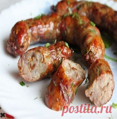 Домашняя колбаса в фольге. Очень простой и потрясающе вкусный рецепт настоящей домашней колбасы, которую можно приготовить без кишок, в фольге.