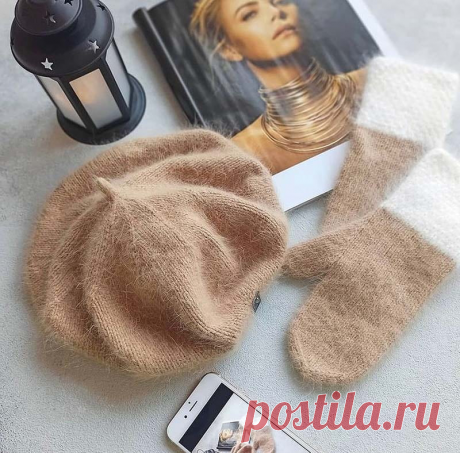 Берет спицами от @shapushka_store - KNITTLY.ART