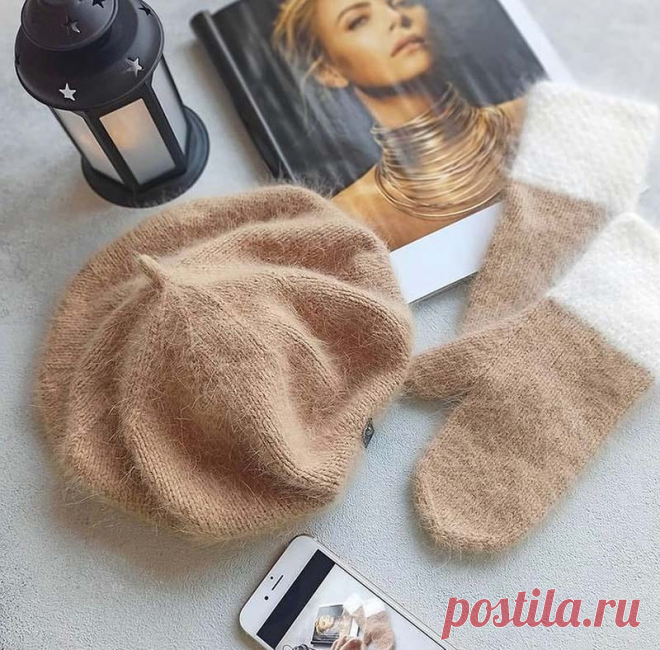 Берет спицами от @shapushka_store - KNITTLY.ART