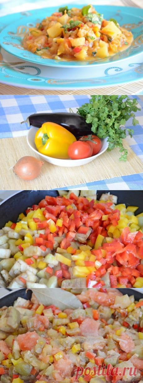 Как приготовить аджапсандал (грузинская кухня)  - рецепт, ингридиенты и фотографии