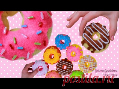 How To Make Donuts Out Of Socks - 9 DIY Donuts No-sew Projects (Pillow, Stress Toy, Hand Warmers)