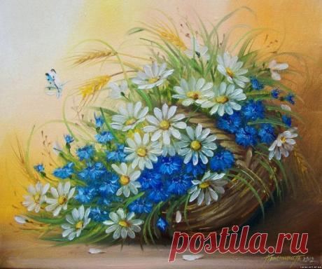 Маки, василёчки и ромашки! Весенее настроение дарит Приступа Тарас..