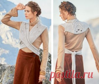 Неординарная шаль с аранами. Спицами. / Вязаные идеи, идеи для вязания