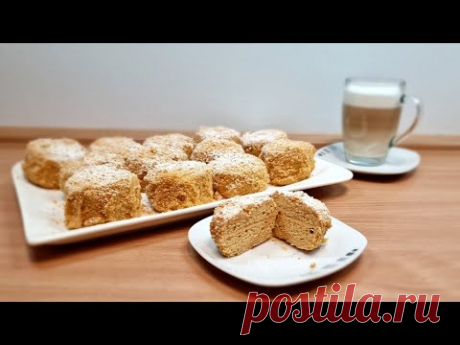 Пироженое ,,Карамельные Ёжики "Простой и лёгкий рецепт.