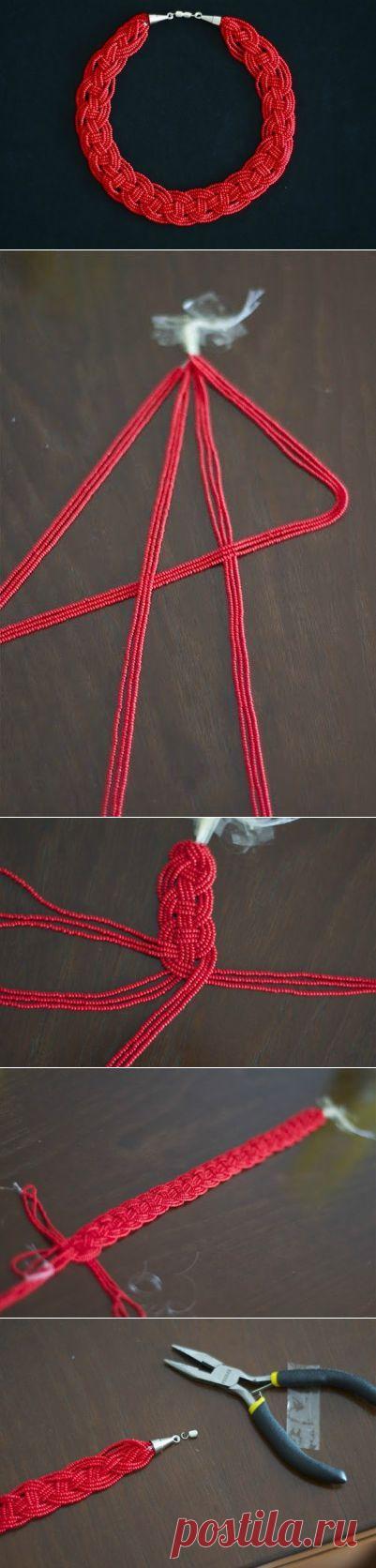 ОЖЕРЕЛЬЕ ИЗ БИСЕРА МК.