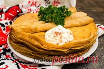 Блины с паприкой рецепт с фото, как приготовить на Webspoon.ru