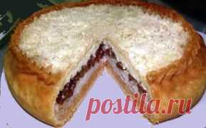 Пирог с творогом и изюмом | Смачно