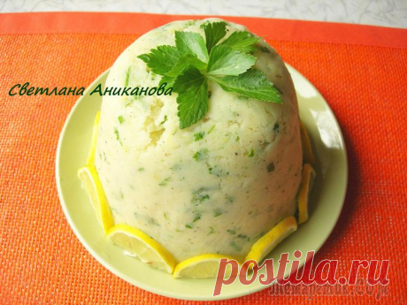 Оригинальный закусочный торт из картофельного пюре