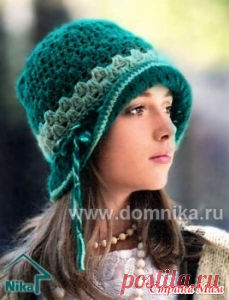 Очаровательная шляпка крючком Скоро весна, так хочется быть очаровательной, неповторимой, элегантной! Красивая шляпка создаст вам неповторимый образ)  Взяла тут https://www.domnika.ru/
