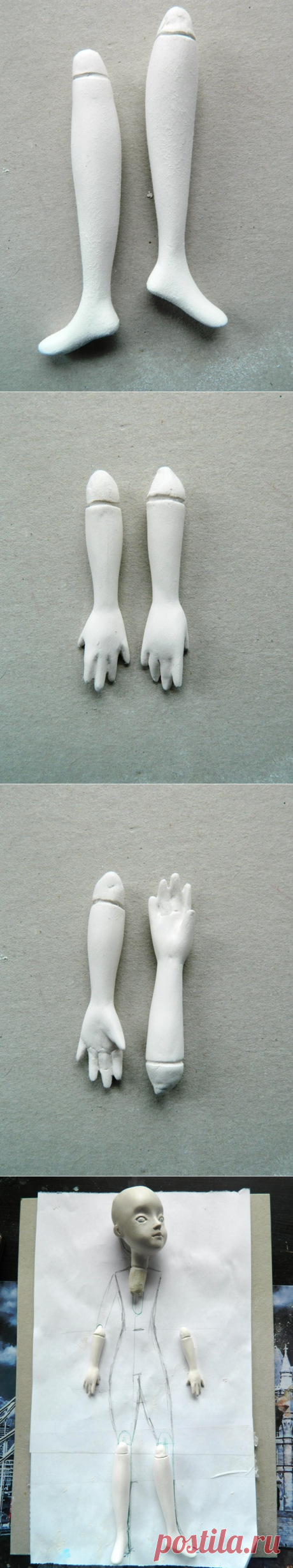 День №3. Делаем подвижную куклу вместе! – Ярмарка Мастеров