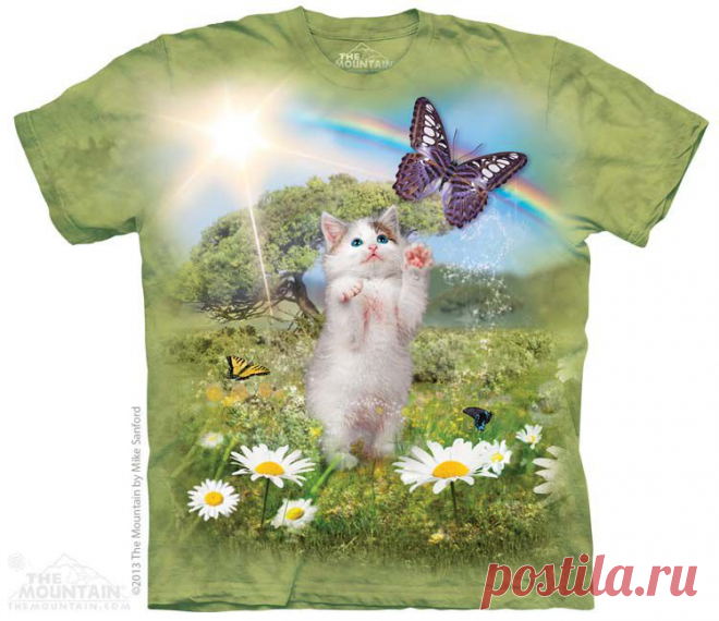 Футболка The Mountain Kitty's Dreamland - Интернет магазин красивые футболки The Mountainт