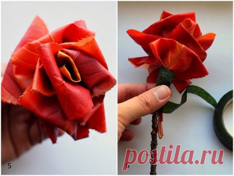Розы из осенних листьев / Я - суперпупер