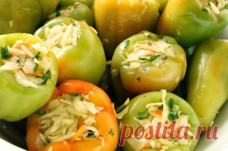 Фаршированный перец с овощами на зиму в банках: 6 лучших рецептов. | Семейный очаг | Дзен